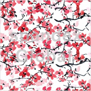 Watercolour Cherry Blossoms